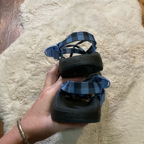 Chaco ZX2 Yampa Unaweep Strappy Sandals Womens 7 Checkered Zcloud Hiking - Picture 6 of 7